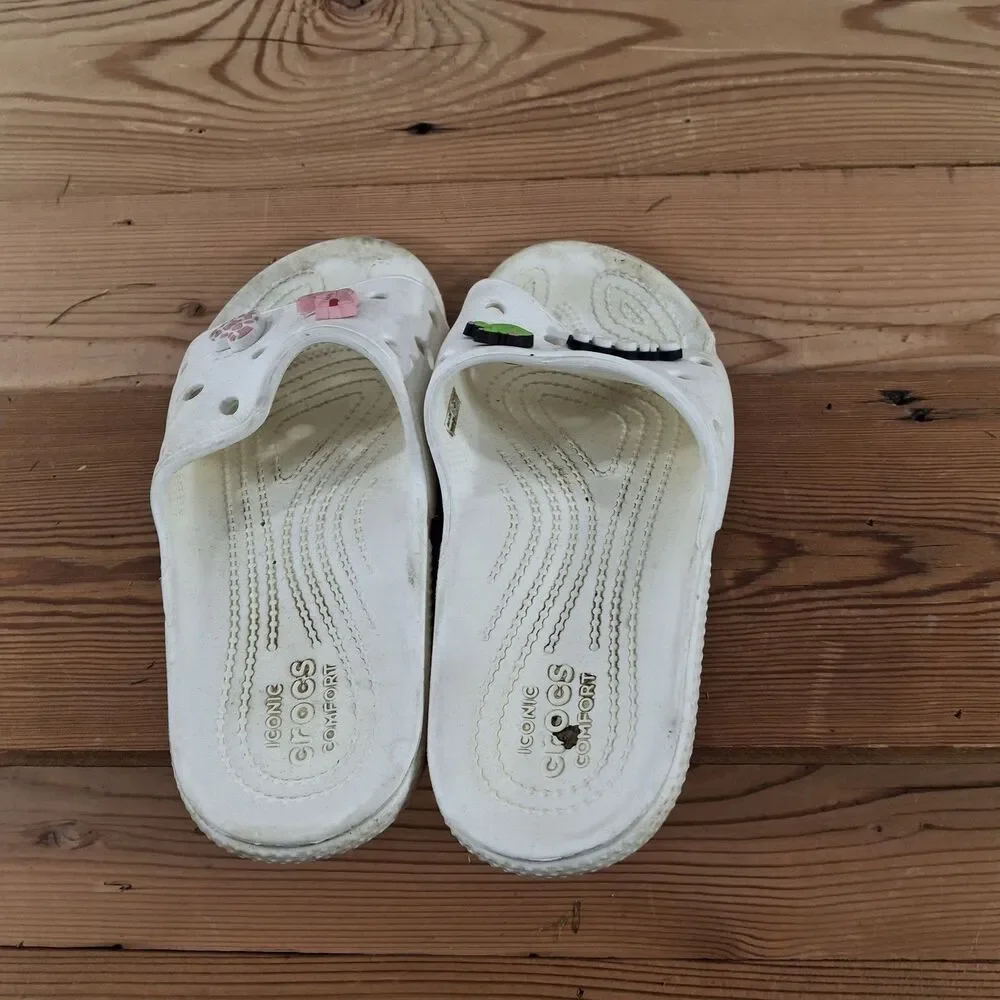 Crocs Slides Womens Size 7 - Picture 6 of 7